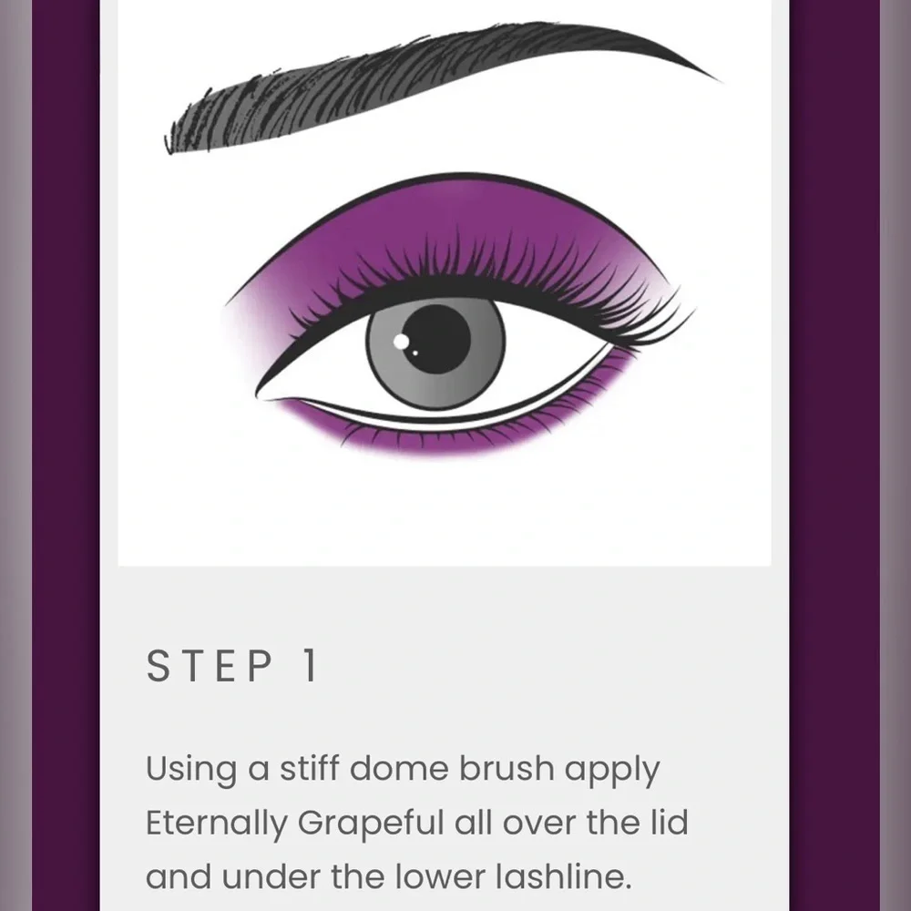 Makeup Geek ETERNALLY GRAPEFUL Signature Eyeshadow | NEW | Deep Cool Purple | MG